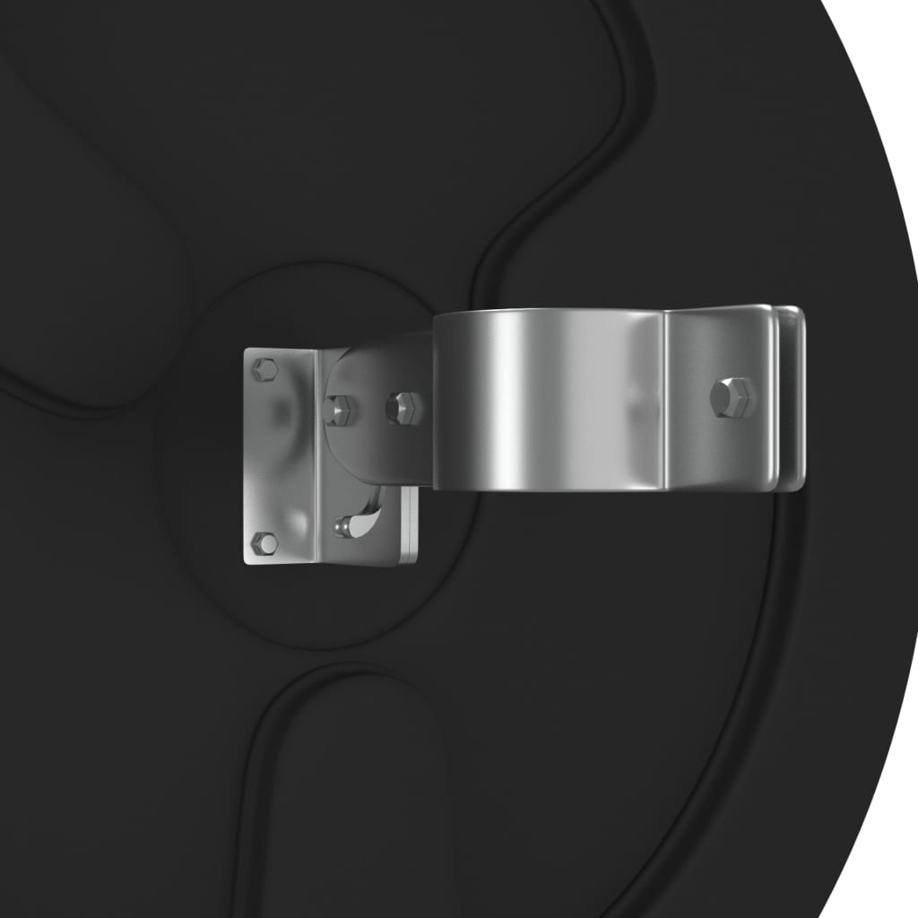 Outdoor Convex Traffic Mirror Black Ø60 cm Polycarbonate