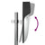 Outdoor Convex Traffic Mirror Black Ø60 cm Polycarbonate