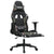 Massage Gaming Chair with Footrest Black&Camouflage Faux Leather