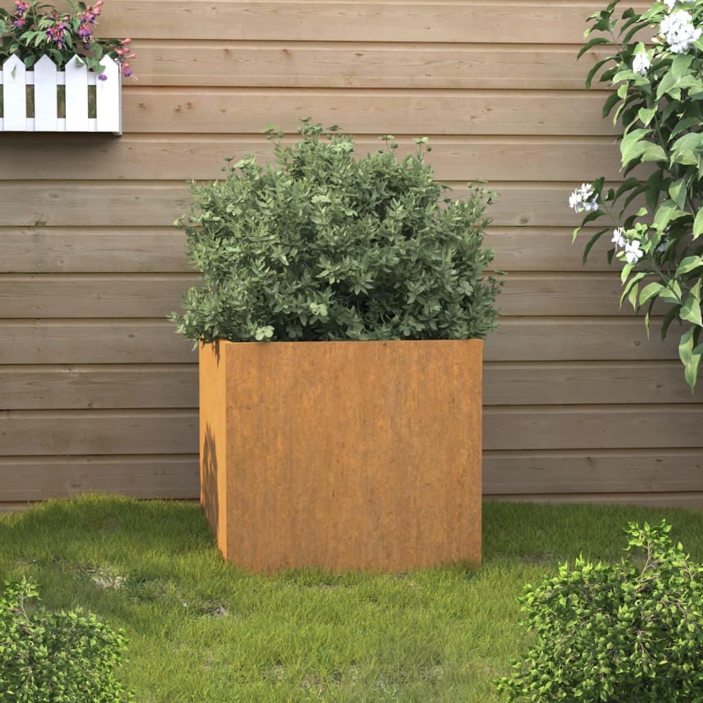 Planter 42x40x39 cm Corten Steel