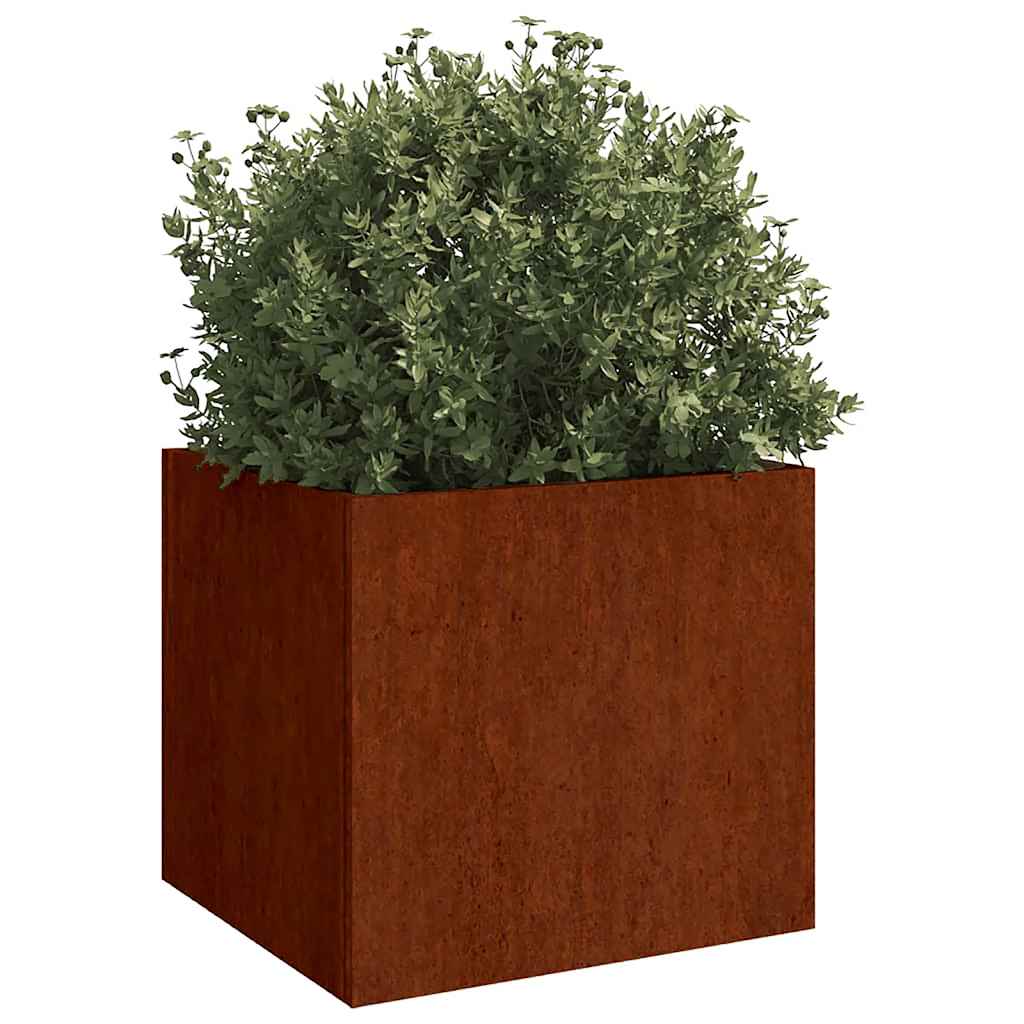 Planter 49x47x46 cm Corten Steel