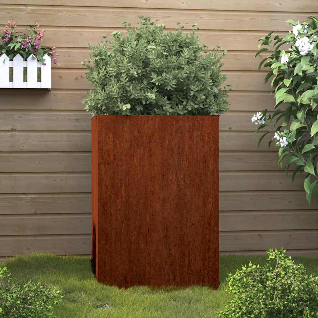 Planter 42x38x75 cm Corten Steel