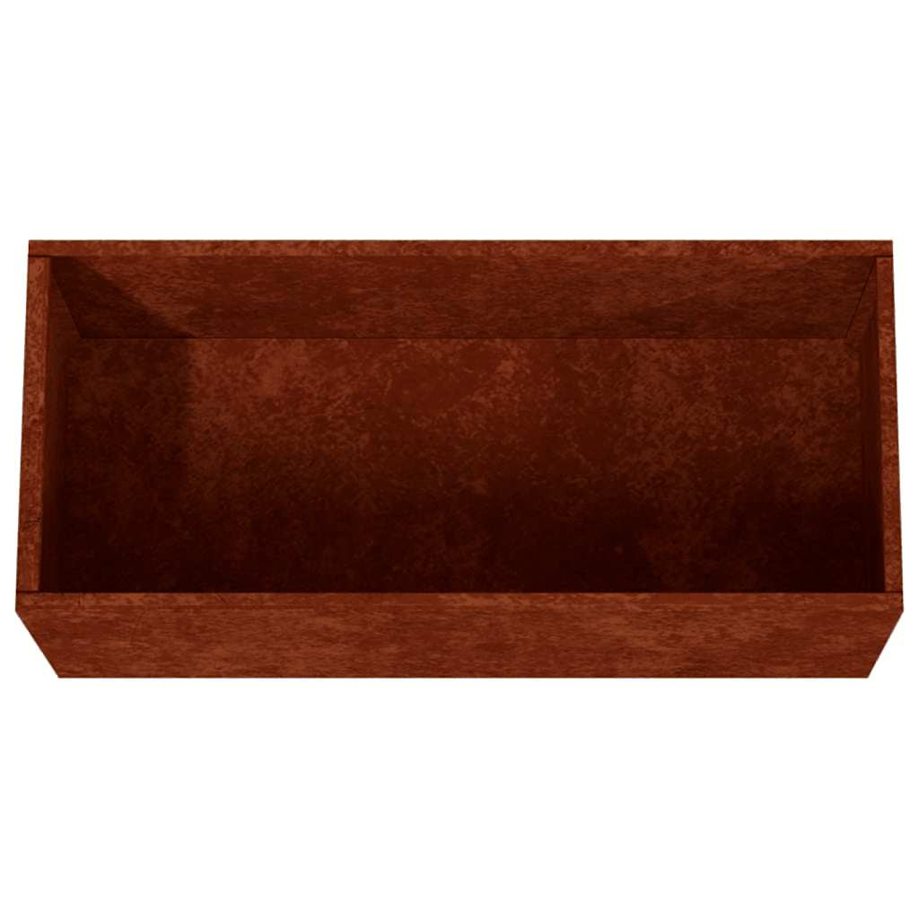 Planter 62x30x29 cm Corten Steel