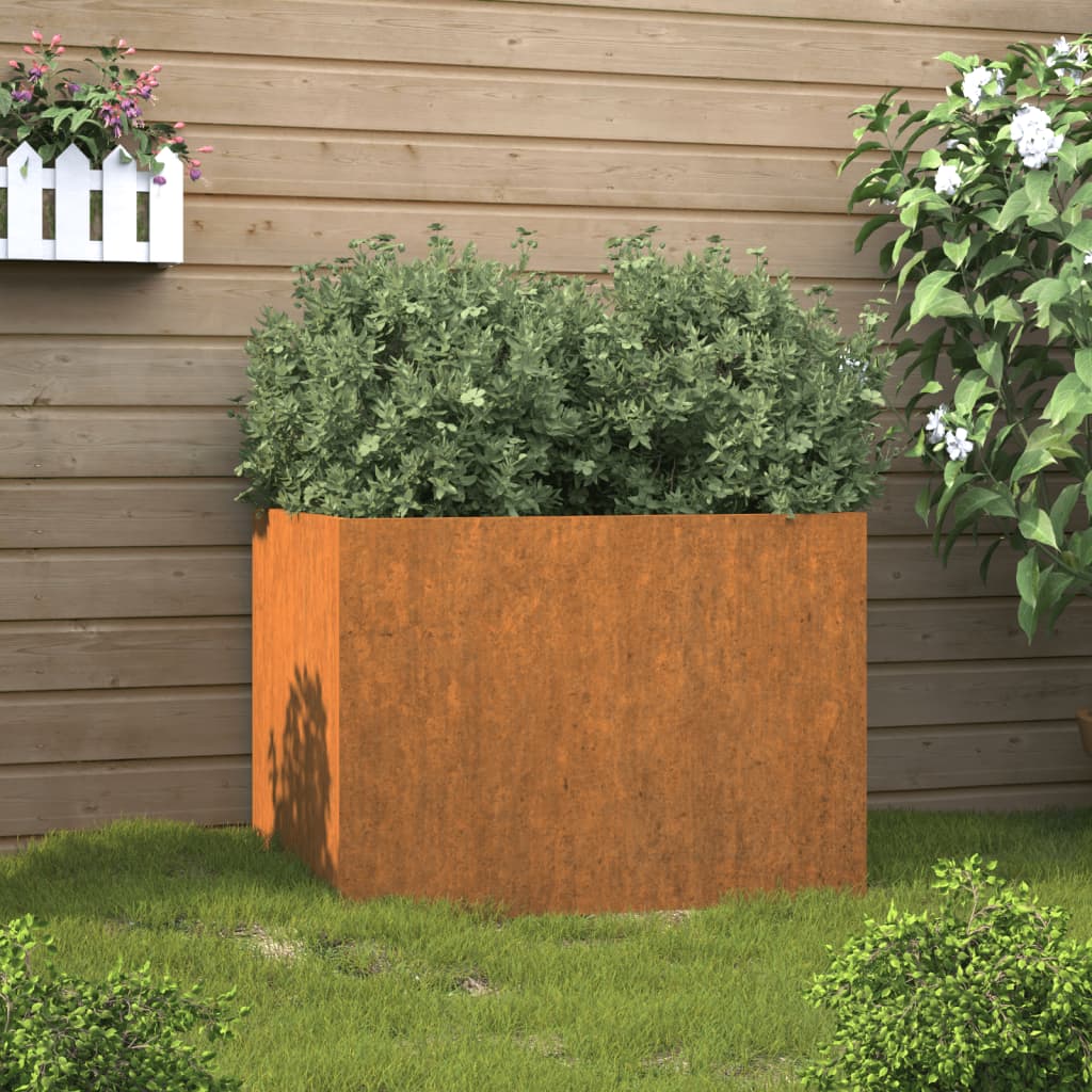 Planter 62x47x46 cm Corten Steel