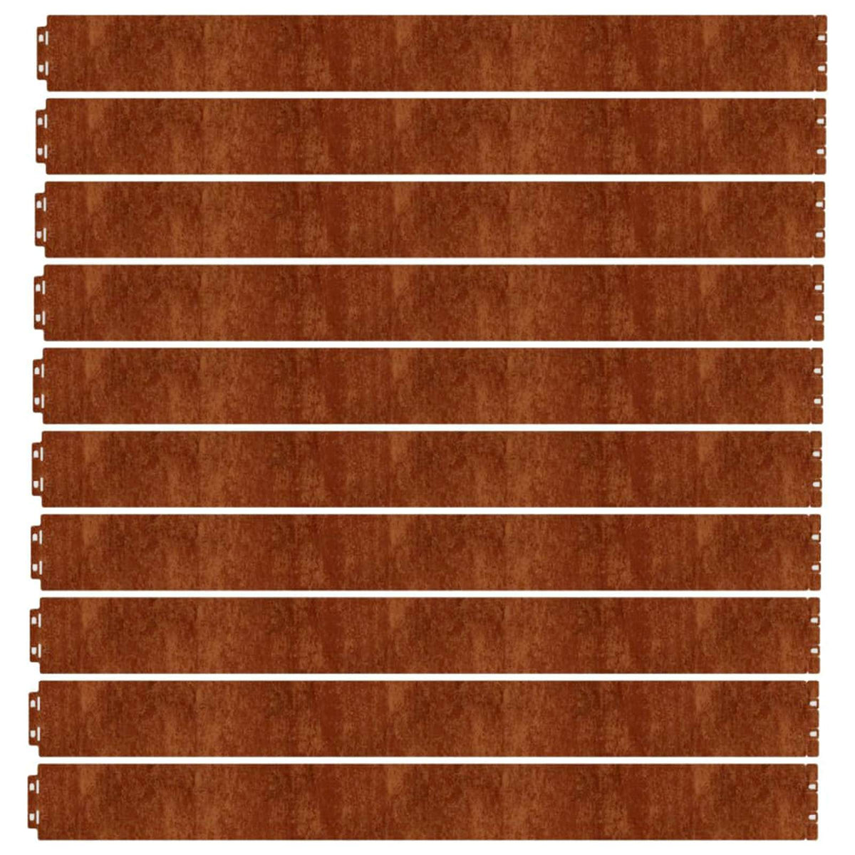Lawn Edgings 10 pcs 10x103 cm Flexible Corten steel
