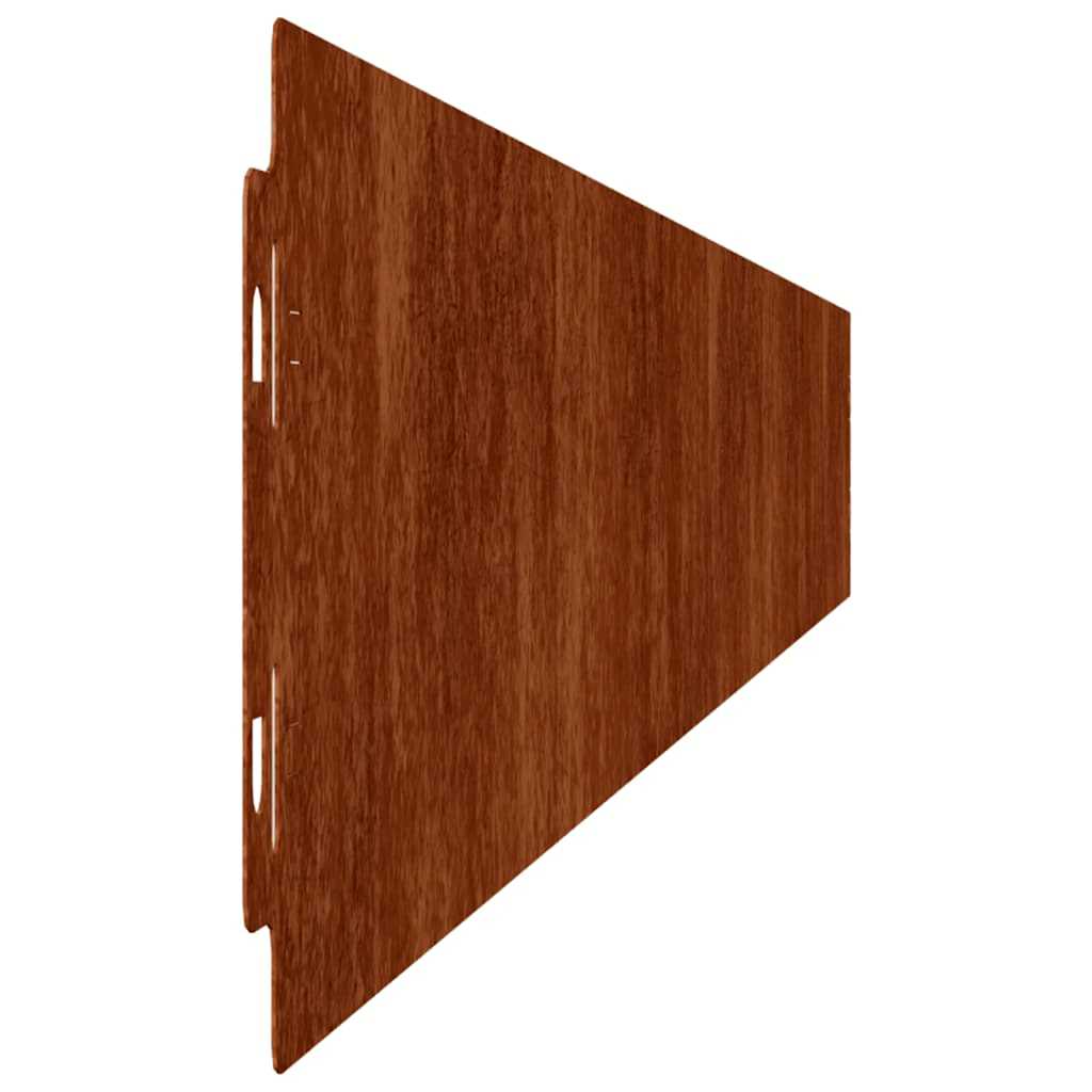 Lawn Edging 50 pcs 10 x 103 cm Weathering Steel Rusty
