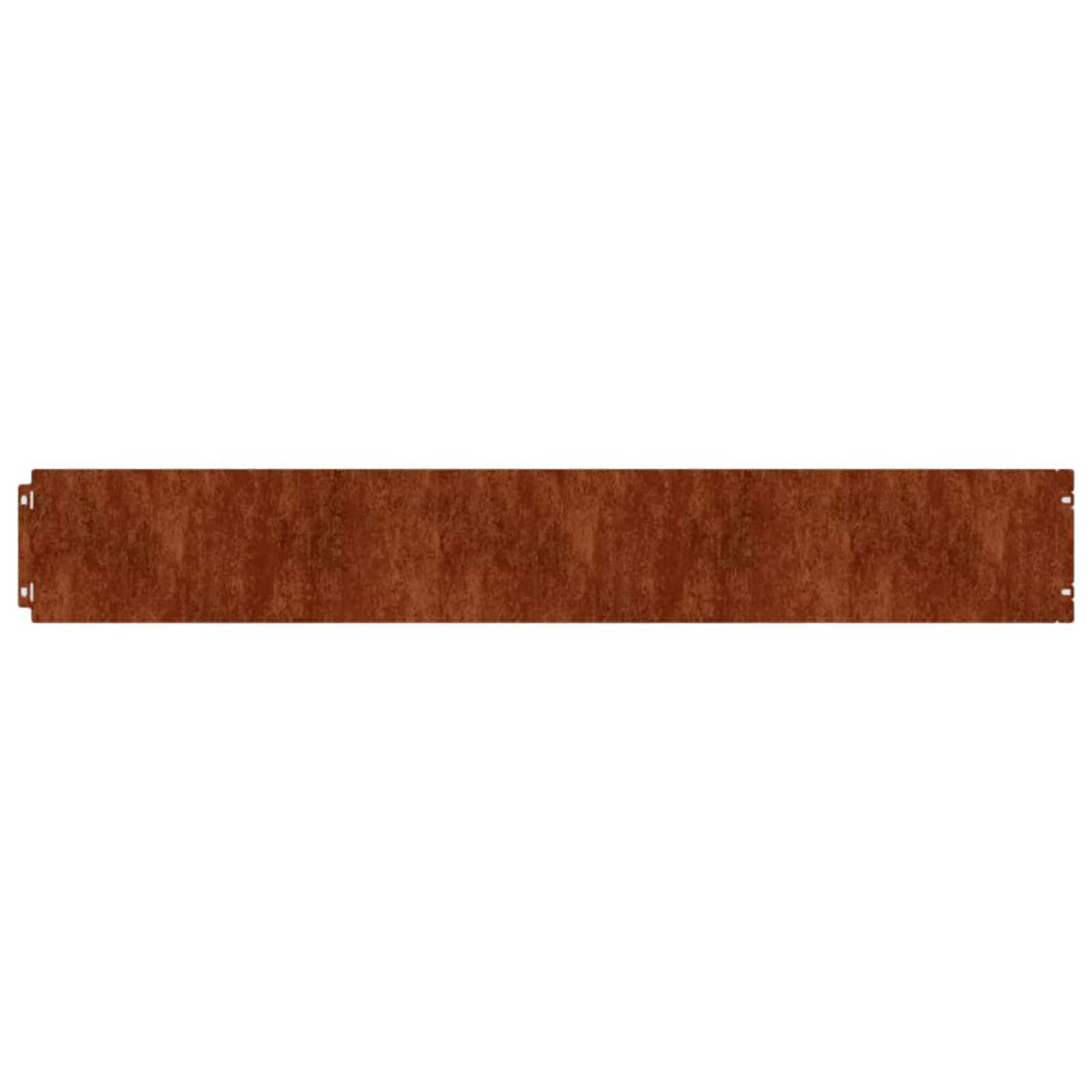 Lawn Edgings 50 pcs 15x103 cm Flexible Corten steel