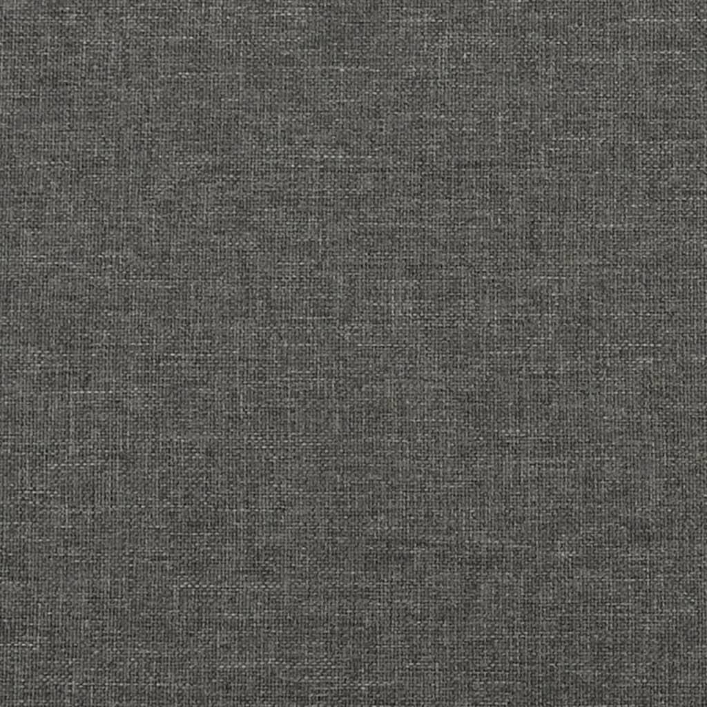 Headboards Dark Grey 160x5x78/88 cm Fabric