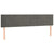 Headboards 2 pcs Dark Grey 80 cm Velvet