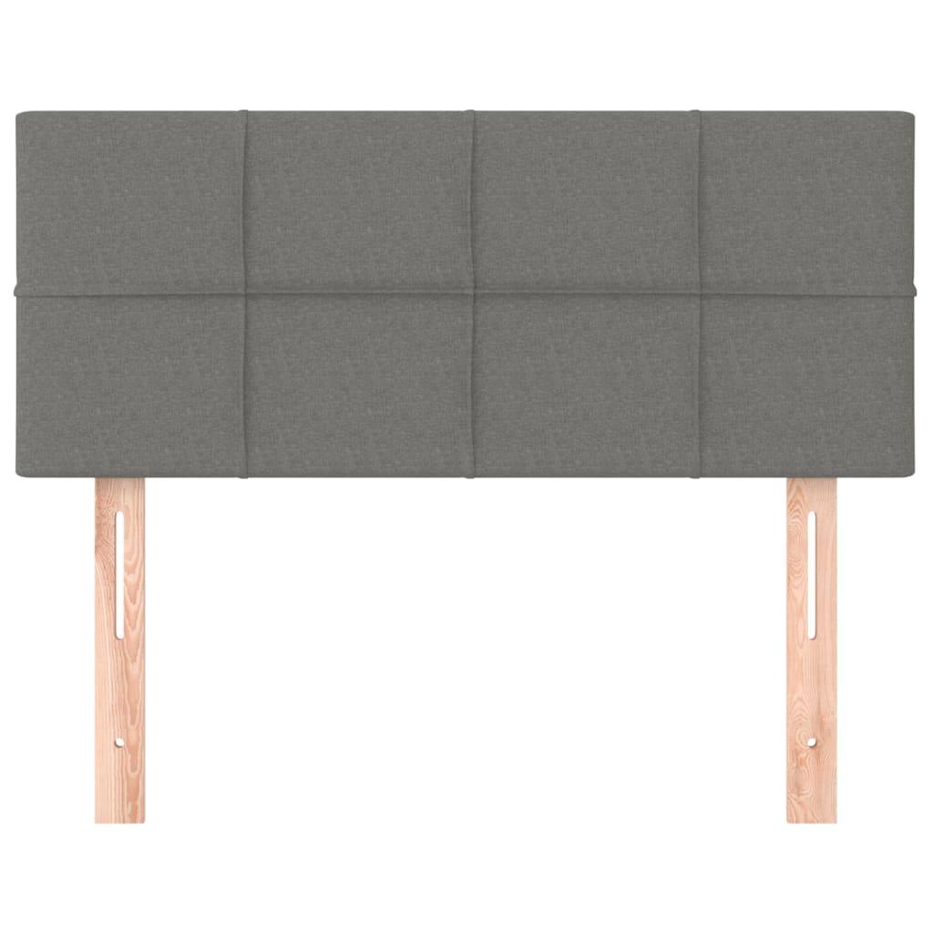 Headboard Dark Grey 100 cm Fabric