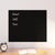 Wall-mounted Magnetic Board Black 60x50 cm Tempered Glass