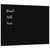 Wall-mounted Magnetic Board Black 80x60 cm Tempered Glass