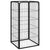 Dog Playpen 4 Panels Black 50x100 cm Powder-coated Steel
