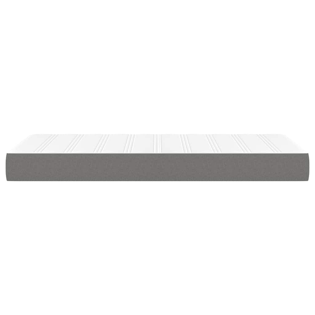Pocket Spring Bed Mattress Medium Dark Grey 107x203x20 cm Super Single Fabric