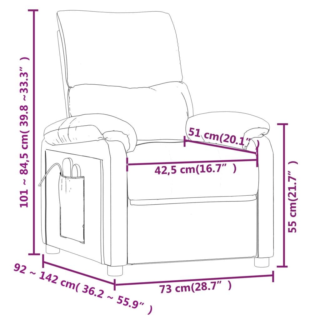 Massage Chair Cream Fabric