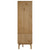 Wardrobe OTTA Brown and White 76.5x53x172 cm Solid Wood Pine