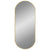 Wall Mirror Gold 70x30 cm Oval