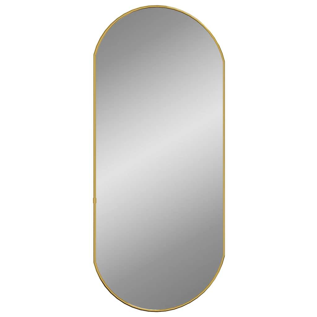 Wall Mirror Gold 80x35 cm Oval