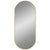 Wall Mirror Gold 80x35 cm Oval