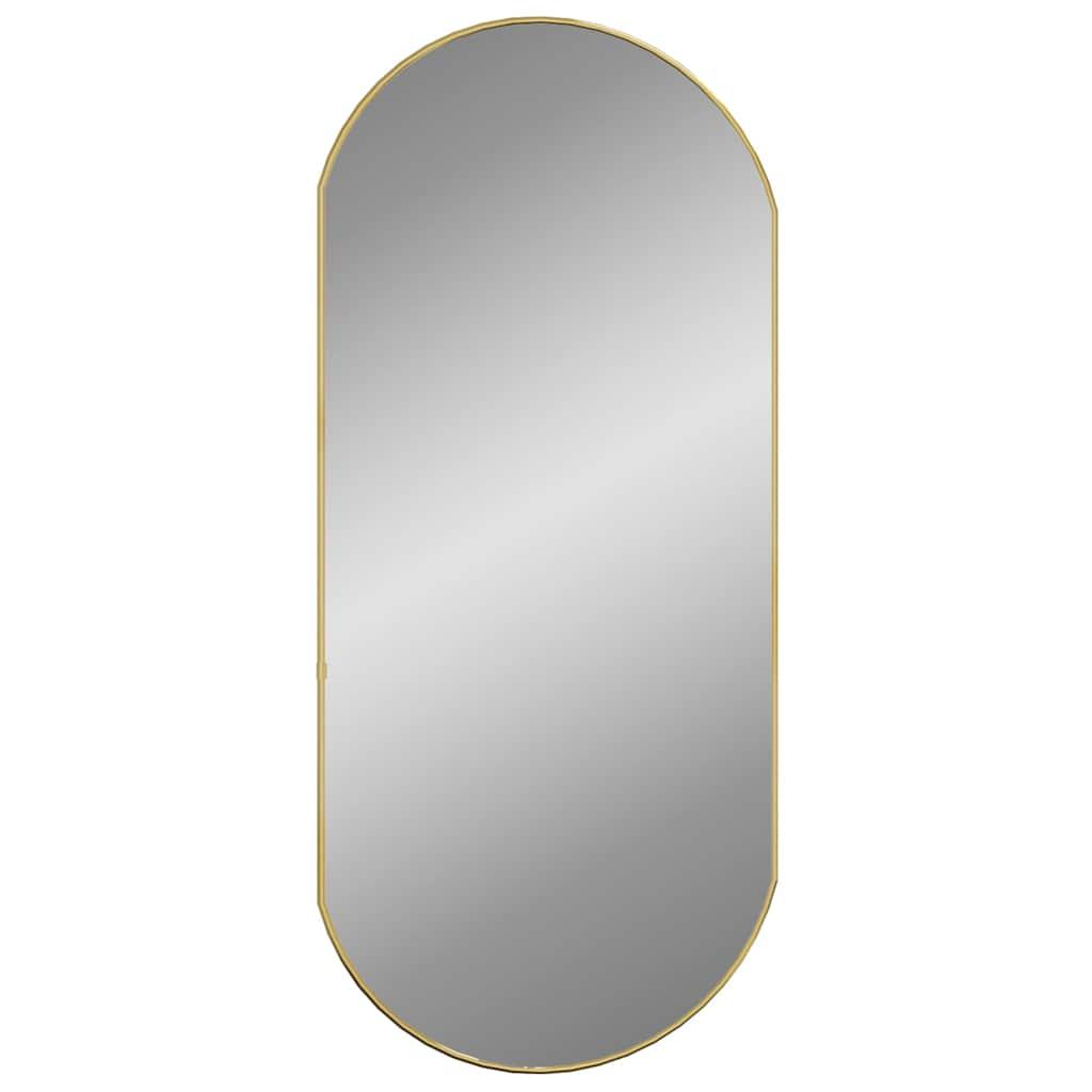 Wall Mirror Gold 90x40 cm Oval