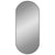 Wall Mirror Black 90x40 cm Oval