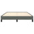 Bed Frame without Mattress Dark Grey 137x187 cm Double Fabric