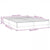 Bed Frame without Mattress Dark Grey 137x187 cm Double Fabric
