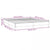 Bed Frame without Mattress Dark Grey 152x203 cm Queen Fabric