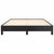 Bed Frame without Mattress Black 137x187 cm Double Faux Leather
