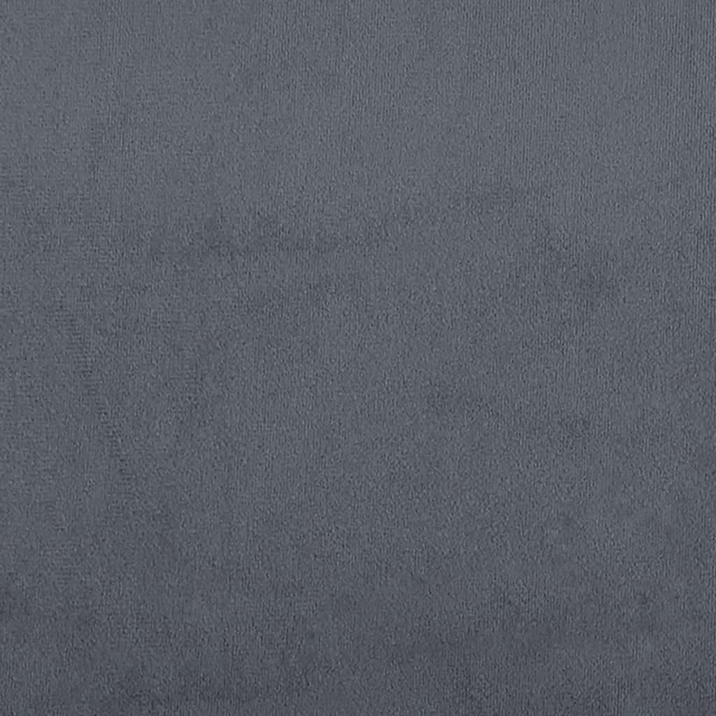 Bed Frame without Mattress Dark Grey 152x203 cm Queen Velvet