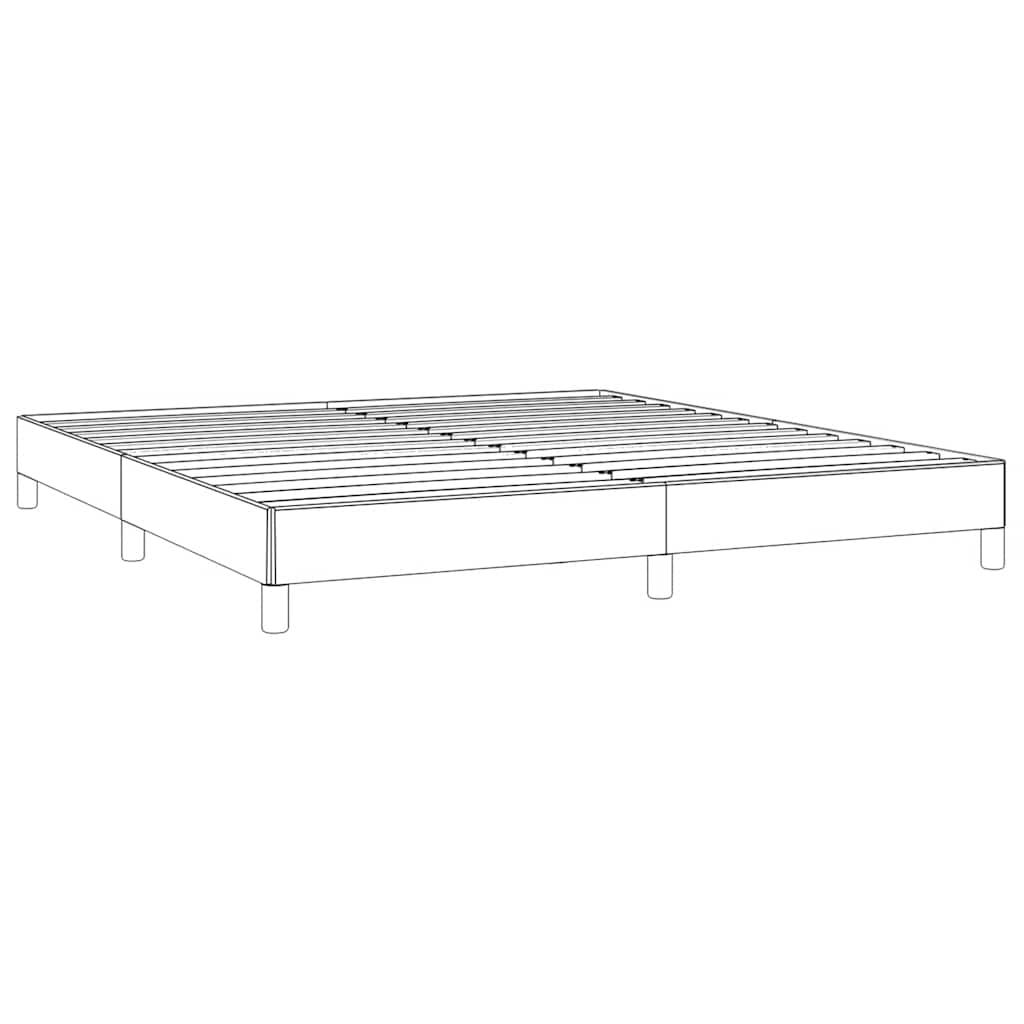 Bed Frame without Mattress Dark Grey 152x203 cm Queen Velvet
