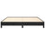 Bed Frame without Mattress Black 152x203 cm Queen Velvet