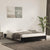 Bed Frame without Mattress Black 152x203 cm Queen Velvet