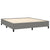 Bed Frame without Mattress Dark Grey 152x203 cm Queen Fabric