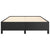 Bed Frame without Mattress Black 137x187 cm Double Faux Leather