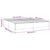 Bed Frame without Mattress Black 152x203 cm Queen Faux Leather