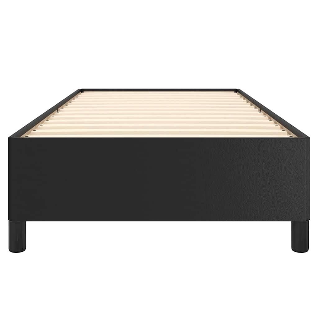 Bed Frame without Mattress Black King Single Faux Leather