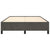 Bed Frame without Mattress Dark Grey 137x187 cm Double Velvet