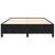 Bed Frame without Mattress Black 137x187 cm Double Velvet