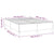 Bed Frame without Mattress Black 137x187 cm Double Velvet