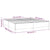 Bed Frame without Mattress Black 152x203 cm Queen Velvet