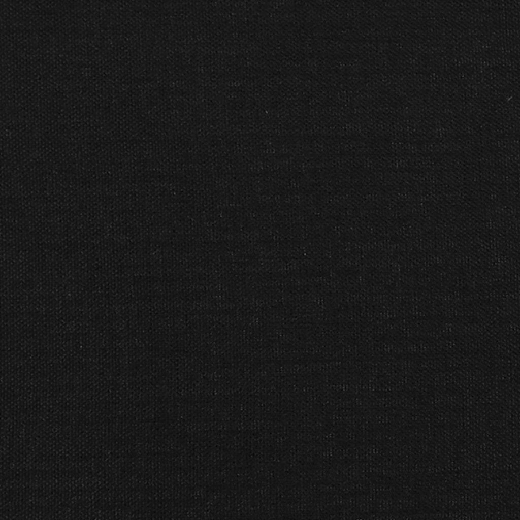Bed Frame without Mattress Black Double Fabric