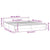 Bed Frame without Mattress Dark Grey Queen Fabric