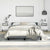 Bed Frame without Mattress Dark Grey Double Velvet