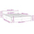 Bed Frame without Mattress Black Double Velvet