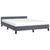 Bed Frame without Mattress Dark Grey Queen Velvet