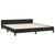 Bed Frame without Mattress Black Queen Velvet