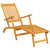 Outdoor Deck Chairs with Footrests 2 pcs Solid Wood Acacia