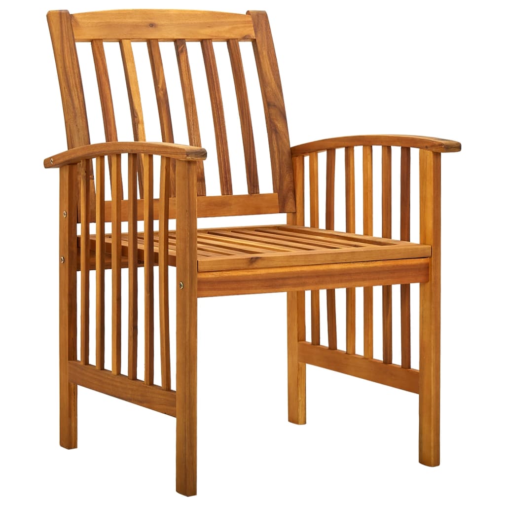 Garden Dining Chairs 6 pcs with Cushions Solid Wood Acacia