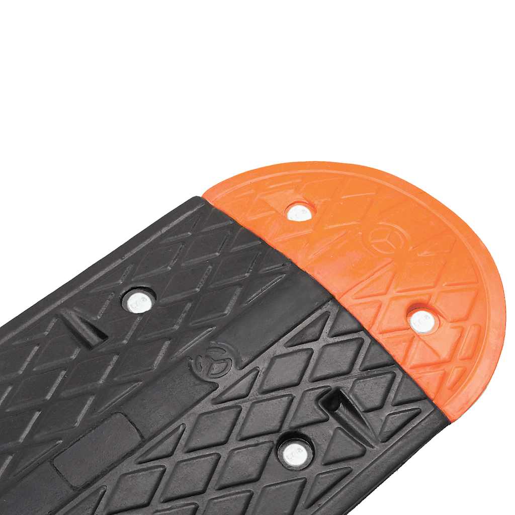 Speed Hump Yellow&Black 129x32.5x4 cm Rubber